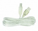 CABLE USB P/IMPRESORA TRANSP. 3MT