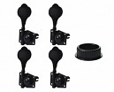 CLAVIJERO P/BAJO ELECTRICO 4 EN LINEA NEGRO X 4P