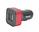 ADAPTADOR INTEL. P/CARRO 5V-3.4A C 2/USB ROJO