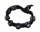 PANDERETA HEADLINER P/TIMBAL 2 FILA NEGRO