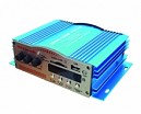 AMPLIF. MINI USB/SD/FM 200W 2CH AZUL