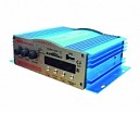 AMPLIF. MINI USB/SD/FM 200W 4CH AZUL