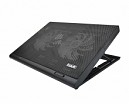 VENTILADOR X2 P/LAPTOP C/LUZ/INCLIN. METAL