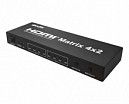 SWITCH/SPLITTER HDMI 4X2 C/EXTRACTOR AUDIO