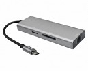 CONCENTRADOR HUB TIPO-C C/3 USB 3.0/SD/MICRO SD/LAN