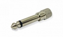 ADP. JACK 3.5 X PLUG 6.3 MN METAL CORTO