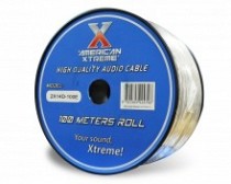 CABLE P/PARLANTE X ROLLO (100MT) TRANSPARENTE #14