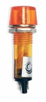 FOCO PILOTO GRANDE 110V NARANJA