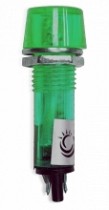 FOCO PILOTO GRANDE 110V VERDE