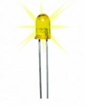 DIODO LED 5mm ALTO BRILLO AMARILLO