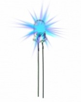 DIODO LED 5mm INTERMITENTE AZUL