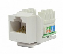 JACK CHASIS TELEFONICO P/RJ-45 CAT. 5E CALIDAD
