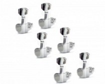 CLAVIJERO P/GUITARRA 3PCS X LADO CROMADO X 6P