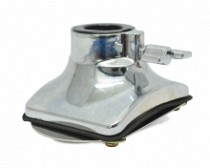 SOPORTE SUJETADOR DOBLE P/TOM PLATEADO