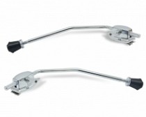 SOPORTE P/BOMBO DELGADO PLATEADO X 2P