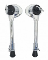 SOPORTE P/BOMBO GRUESO PLATEADO X 2P