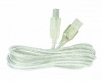 CABLE USB P/IMPRESORA TRANSP. 3MT