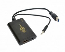 CONVERTIDOR USB 3.0 A HDMI C/CABLE AUDIO