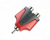 ADP. 2 JACK RCA X PLUG RCA SOLIDO
