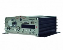 AMPLIF. MINI USB/SD/FM/REC/BLT 200W 2CH