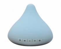 MP3 PORTATIL USB/TF/FM/BT/AUX/LED CELESTE