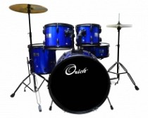 BATERIA ACUS. 5PCS PARCHES REMO AZUL