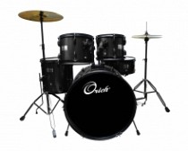 BATERIA ACUS. 5PCS PARCHES REMO NEGRO