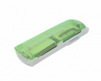 LECTOR USB P/MEMORIAS UNIVERSAL VERDE