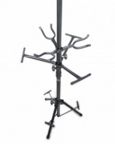 PEDESTAL P/SEIS GUITARRAS NEGRO