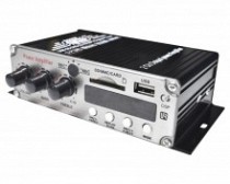 AMPLIF. MINI USB/SD/FM/BLT 200W 2CH