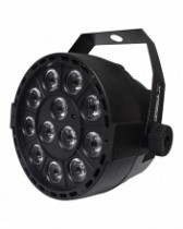 LUZ LED PAR MINI 12x1W/RGBW C/BATERIA/PORTATIL