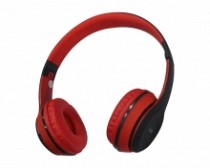 AUDIFONO MP3 BLUETOOTH/FM/MICRO SD ROJO
