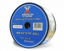 CABLE P/PARLANTE X ROLLO (100MT) TRANSPARENTE #16