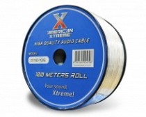 CABLE P/PARLANTE X ROLLO (100MT) TRANSPARENTE #18