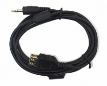 CABLE USB HEMBRA X 1 PLUG 3.5 ST 1.8MT NEGRO