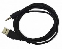 CABLE USB MACHO X 1 PLUG 3.5 ST 1.8MT NEGRO