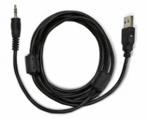CABLE USB MACHO X 1 PLUG 3.5 ST 1.8MT NEGRO C/FILT