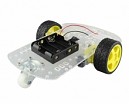CHASIS CARRO ROBOT 2 RUEDAS C/MOTOR