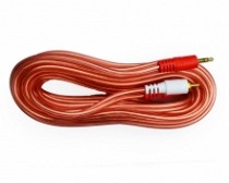 CABLE DISCMAN 2 PLUG RCA X 1 PLUG 3.5 ST 6MT TRANS