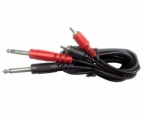 CABLE AUDIO 2 PLUG RCA X 2 PLUG 6.3 MN 1.5MT S-GRU