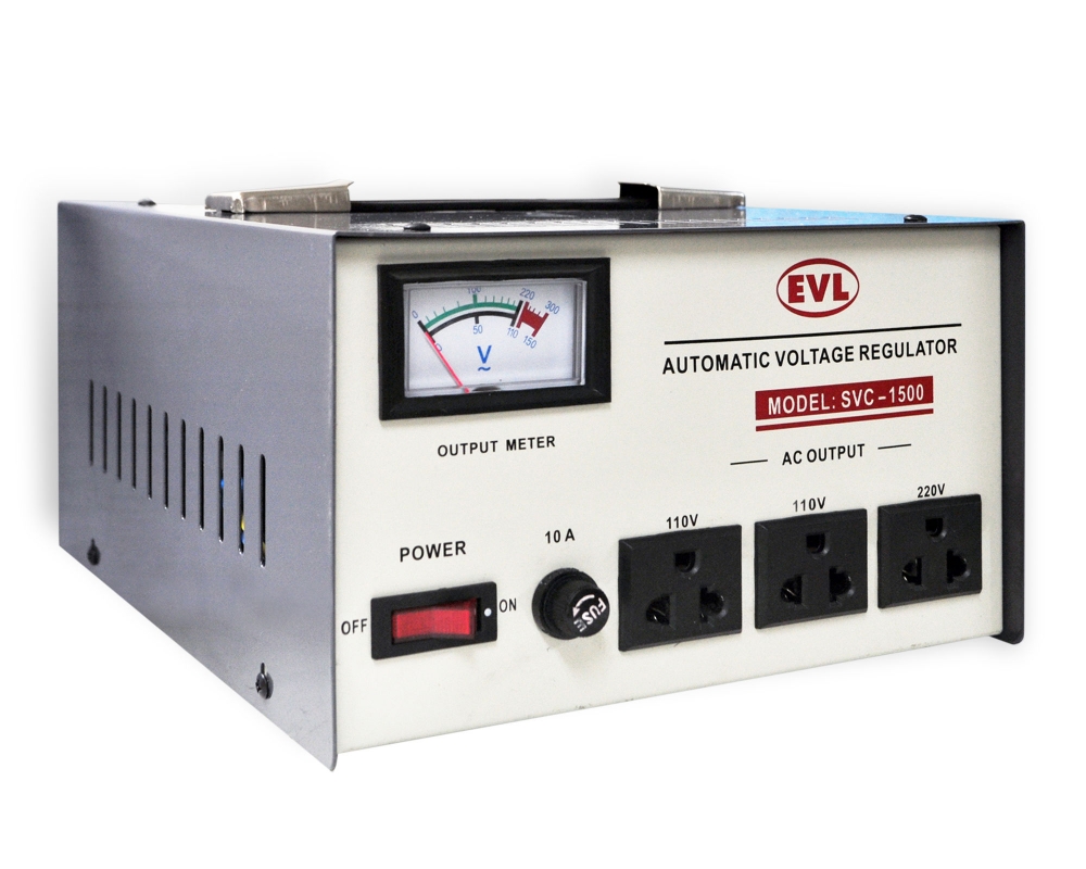 Velasco | Sonido y Electrónica - REGULADOR DE VOLTAJE 1500W - C/2 JACK