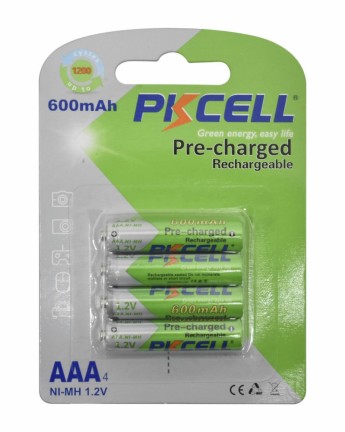 NI-MH RTU AAA600MAH-4B